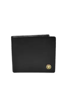 Cross Men Black Solid Leather Two Fold Wallet