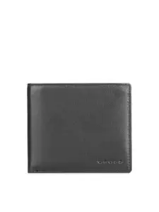 Cross Men Black Solid Two Fold Wallet