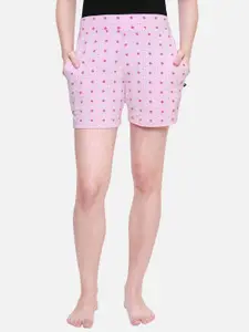 PROTEENS Women Pink Printed Lounge Shorts