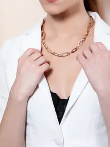 TOKYO TALKIES X rubans FASHION ACCESSORIES Tokyo Talkies Alloy Gold-Plated Handcrafted Necklace