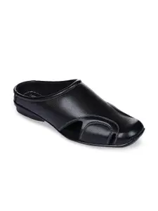 Liberty Men Black Shoe-Style Sandals