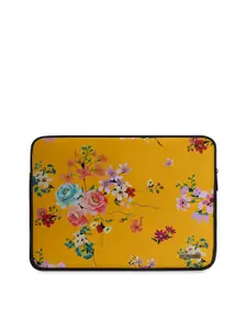 DailyObjects Unisex Multicoloured Floral Print 14 Inch Laptop Sleeve