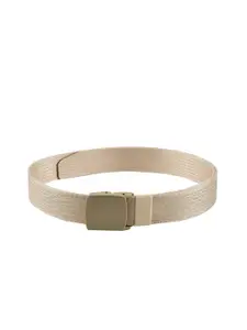 WINSOME DEAL Men Beige Woven Design Belt