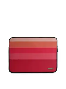 DailyObjects Unisex Pink Striped 14 Inch Laptop Sleeve