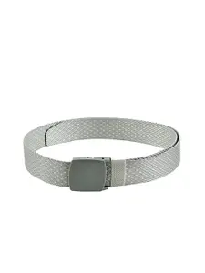 WINSOME DEAL Men Grey Woven Design Belt