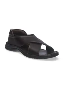 Khadims Men Coffee Brown Comfort Sandals