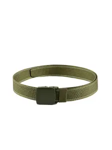WINSOME DEAL Men Green Solid Belt