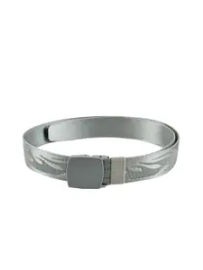 WINSOME DEAL WINSOME DEAL Men Silver-Toned Woven Design Belt