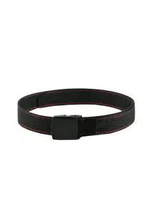 WINSOME DEAL Men Black Solid Belt