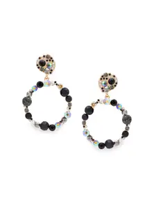 Globus Multicoloured Circular Drop Earrings