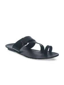 Khadims Men Black Comfort  Sandals