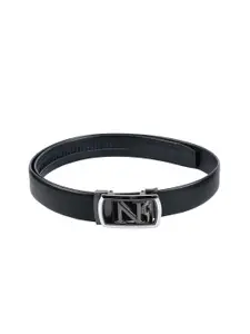 WINSOME DEAL Men Black Solid Belt