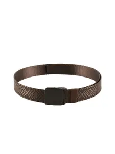 WINSOME DEAL Men Brown Textured Belt