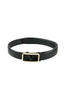 WINSOME DEAL Men Black Solid Belt