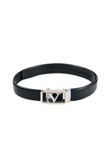 WINSOME DEAL Men Black Solid Belt