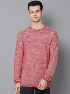 LINDBERGH Men Red Solid Pullover Sweatshirt