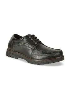 Weinbrenner Men Black Leather Derbys