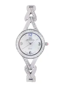 GIO COLLECTION Women Silver-Toned Analogue Watch G2131-11