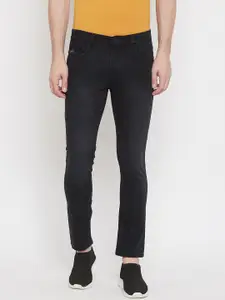 Crimsoune Club Men Black Slim Fit Mid-Rise Clean Look Jeans