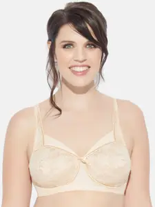 Enamor Beige Non-Wired Non Padded Full Coverage Everyday Bra FB06