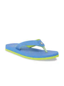Bata Women Blue Solid Thong Flip-Flops