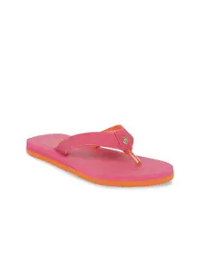 Bata Women Pink Solid Thong Flip-Flops