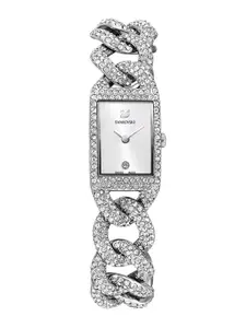 SWAROVSKI Women Silver-Toned Analogue Watch 5547617