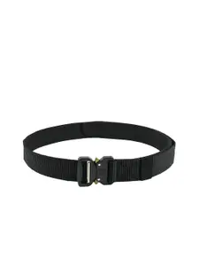 WINSOME DEAL Men Black Solid Belt
