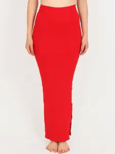 Beau Design Women Red Solid Saree Shapewear PCBD-SS