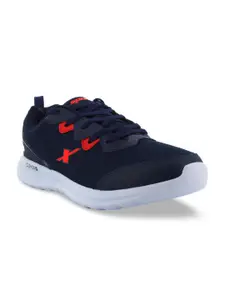 Sparx Men Navy Blue & Red Running Shoes