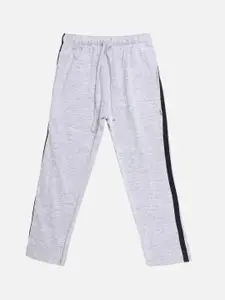 PROTEENS Boys Grey Solid Track Pants