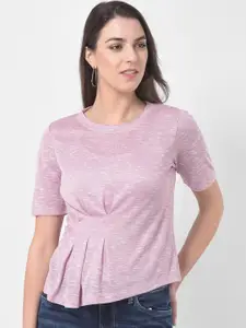 Latin Quarters Women Pink Solid Top