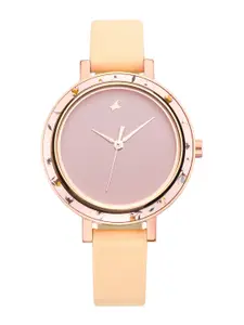 Fastrack Women Pink Analogue Watch 6229WL02