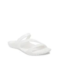 Crocs Kadee  Women White Solid Open Toe Flats