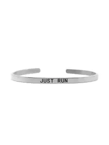 JOKER & WITCH Silver-Plated Just Run Cuff Bracelet