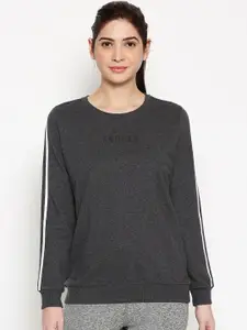 Ajile by Pantaloons Women Grey Solid Sweatshirt