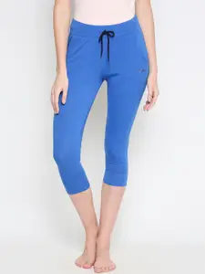 XIN Women Blue Solid Lounge Pant