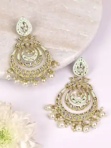 Priyaasi Green Contemporary Chandbalis