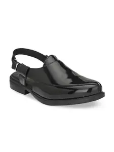 Delize Men Black Comfort Sandals