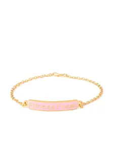 Tistabene Gold-Plated & Pink Wraparound Bracelet