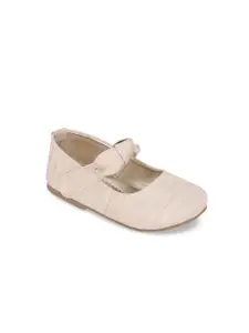 In Fashion By Solly Dolly Girls Beige Solid Ballerinas
