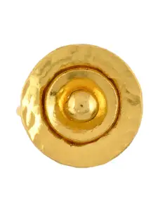 Silvermerc Designs Gold-Plated Handcrafted Finger Ring