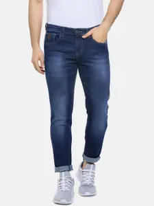 Campus Sutra Men Blue Slim Fit Mid-Rise Clean Look Jeans