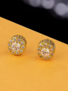 Voylla Gold-Plated Contemporary Studs