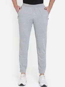 PROTEENS Men Grey Solid Straight-Fit Joggers
