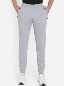 PROTEENS Men Solid Grey Straight Fit Joggers
