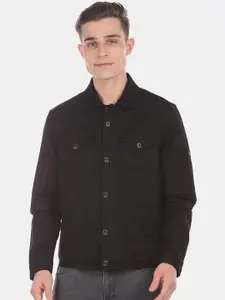 Arrow New York Men Black Solid Tailored Jacket