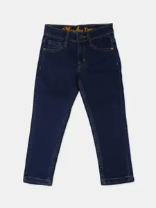 Cherokee Boys Blue Slim Fit Mid-Rise Clean Look Jeans