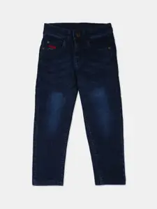 Cherokee Boys Blue Slim Fit Mid-Rise Clean Look Jeans