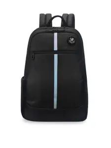 Arctic Fox Unisex Black & Turquoise Blue Solid 15 Inch Laptop Bag